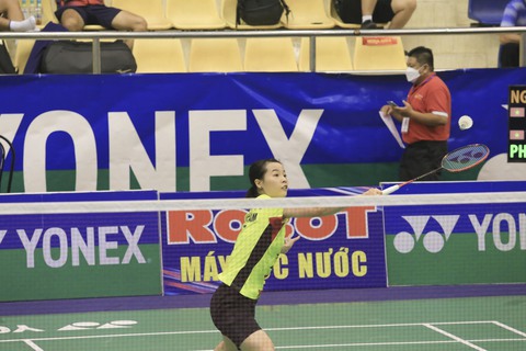 Hot girl cầu lông Thùy Linh thắng dễ trận mở màn Vietnam Open - Ảnh 1. Hot girl cầu lông Thùy Linh thắng dễ trận mở màn Vietnam Open - Ảnh 1.