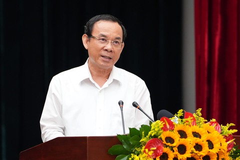 Bí thư Nguyễn Văn Nên: Thay vì đặc thù, TP.HCM sẽ xin thí điểm những vấn đề mới - Ảnh 1. Bí thư Nguyễn Văn Nên: Thay vì đặc thù, TP.HCM sẽ xin thí điểm những vấn đề mới - Ảnh 1.