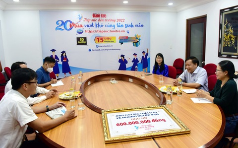 Thêm 600 triệu đồng ‘tiếp sức’ sinh viên nghèo - Ảnh 2. Thêm 600 triệu đồng ‘tiếp sức’ sinh viên nghèo - Ảnh 2.