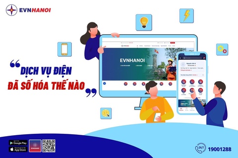 Công nghệ số cho dịch vụ ngành điện Hà Nội thuận tiện hơn - Ảnh 1. Công nghệ số cho dịch vụ ngành điện Hà Nội thuận tiện hơn - Ảnh 1.