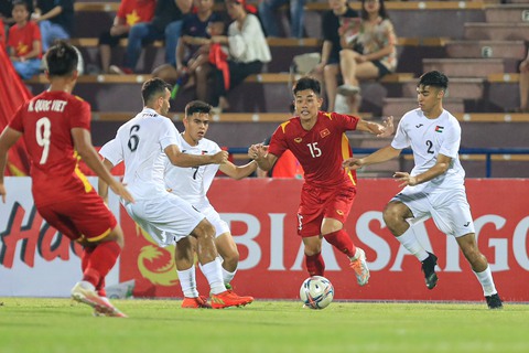 Bỏ lỡ nhiều cơ hội, U20 Việt Nam hòa U20 Palestine 0-0 - Ảnh 2. Bỏ lỡ nhiều cơ hội, U20 Việt Nam hòa U20 Palestine 0-0 - Ảnh 2.