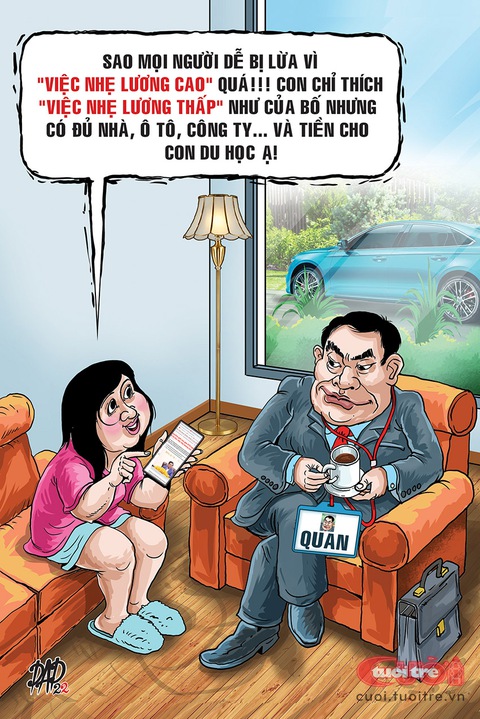 Việc nhẹ lương cao - Việc nhẹ lương thấp - Ảnh 1. Việc nhẹ lương cao - Việc nhẹ lương thấp - Ảnh 1.
