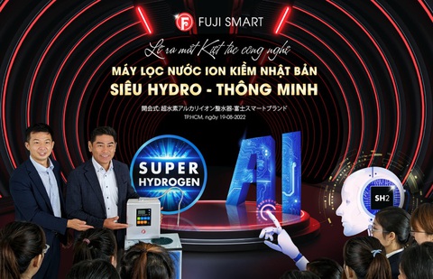 Fuji Smart trình làng 5 sản phẩm máy lọc nước ion kiềm Siêu Hydro - Ảnh 1. Fuji Smart trình làng 5 sản phẩm máy lọc nước ion kiềm Siêu Hydro - Ảnh 1.