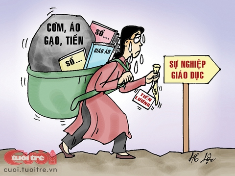 Đời giáo viên: Chân trong - chân ngoài - Ảnh 2. Đời giáo viên: Chân trong - chân ngoài - Ảnh 2.
