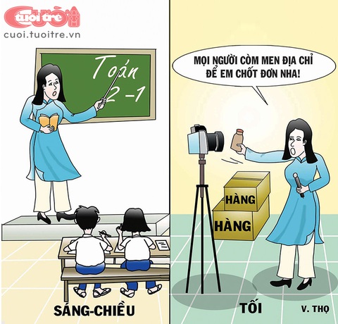 Đời giáo viên: Chân trong - chân ngoài - Ảnh 1. Đời giáo viên: Chân trong - chân ngoài - Ảnh 1.