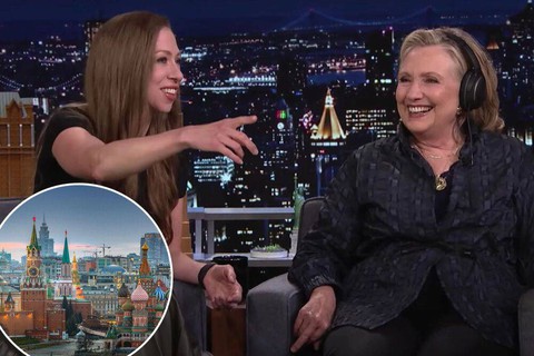 Bà Hillary kể chuyện bỏ quên con gái ở Điện Kremlin của Nga - Ảnh 1. Bà Hillary kể chuyện bỏ quên con gái ở Điện Kremlin của Nga - Ảnh 1.