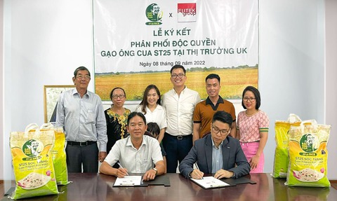 Sau Úc, gạo Ông Cua ST25 chính thức vào thị trường Anh - Ảnh 1. Sau Úc, gạo Ông Cua ST25 chính thức vào thị trường Anh - Ảnh 1.