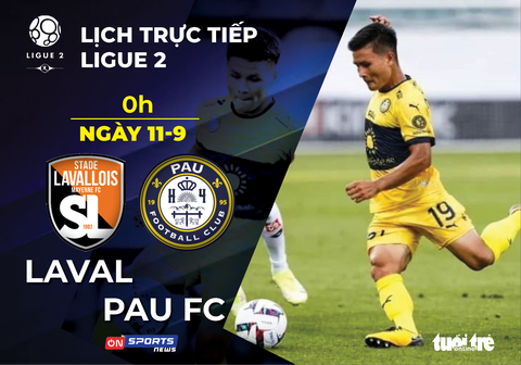 Lịch trực tiếp Pau FC và Quang Hải cuối tuần này - Ảnh 1. Lịch trực tiếp Pau FC và Quang Hải cuối tuần này - Ảnh 1.