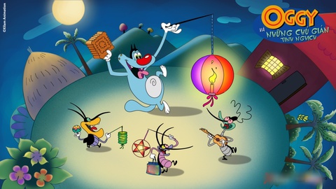 Biệt đội Oggy và Những chú gián tinh nghịch rủ nhau sang Việt Nam ăn Tết Trung thu - Ảnh 1. Biệt đội Oggy và Những chú gián tinh nghịch rủ nhau sang Việt Nam ăn Tết Trung thu - Ảnh 1.
