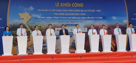 Khởi công 12 dự án thành phần xây dựng cao tốc Bắc - Nam phía Đông - Ảnh 9. Khởi công 12 dự án thành phần xây dựng cao tốc Bắc - Nam phía Đông - Ảnh 9.