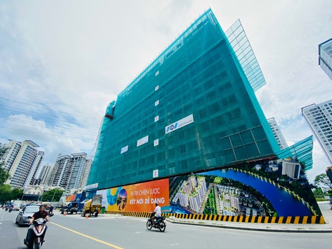 Một dự án bất động sản đang được xây dựng tại huyện Nhà Bè, TP.HCM - Ảnh: QUANG ĐỊNH Một dự án bất động sản đang được xây dựng tại huyện Nhà Bè, TP.HCM - Ảnh: QUANG ĐỊNH