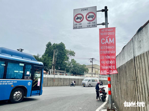 Ghi nhận ngày đầu hạn chế xe giường nằm vào trung tâm TP.HCM - Ảnh 4. Ghi nhận ngày đầu hạn chế xe giường nằm vào trung tâm TP.HCM - Ảnh 4.