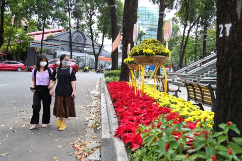 Không khí Tết ngập tràn ở TP.HCM - Ảnh 5. Không khí Tết ngập tràn ở TP.HCM - Ảnh 5.