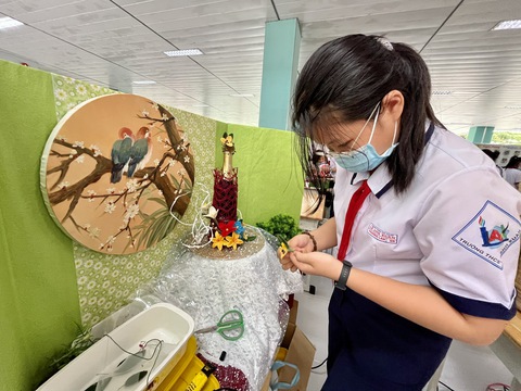 Mãn nhãn với những màn khéo tay đỉnh cao của học sinh THCS tại TP.HCM - Ảnh 2. Mãn nhãn với những màn khéo tay đỉnh cao của học sinh THCS tại TP.HCM - Ảnh 2.