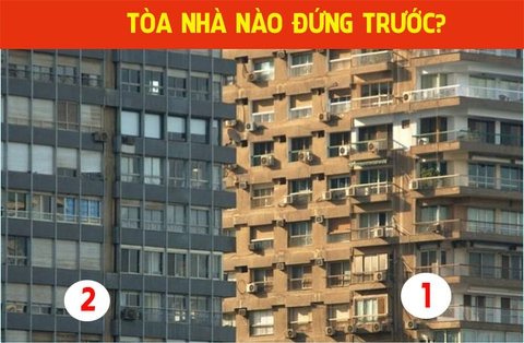 Thử tài phán đoán: Tòa nhà nào đứng trước? - Ảnh 1. Thử tài phán đoán: Tòa nhà nào đứng trước? - Ảnh 1.