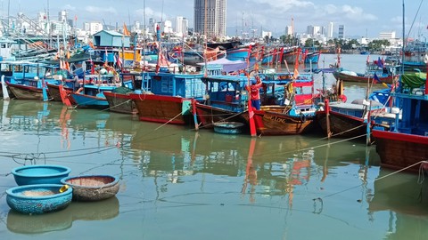 Tàu cá bám biển xuyên Tết: Năm nào không ăn Tết trên biển lại thấy thiếu gì đó - Ảnh 8. Tàu cá bám biển xuyên Tết: Năm nào không ăn Tết trên biển lại thấy thiếu gì đó - Ảnh 8.