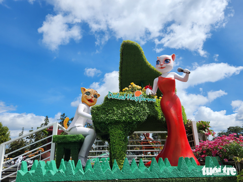 Khắp nơi tạo hình linh vật mèo chào xuân Quý Mão - Ảnh 7. Khắp nơi tạo hình linh vật mèo chào xuân Quý Mão - Ảnh 7.