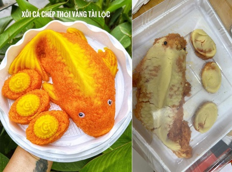 Ảnh vui 14-1: Xôi cá chép cúng ông Táo về trời khác ảnh quảng cáo - Ảnh 1. Ảnh vui 14-1: Xôi cá chép cúng ông Táo về trời khác ảnh quảng cáo - Ảnh 1.