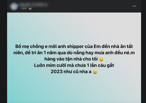 Bạn trẻ hào hứng trend 'Mời anh shipper ăn tất niên', mời giỡn nhưng yêu quý là thiệt - Ảnh 2. Bạn trẻ hào hứng trend 'Mời anh shipper ăn tất niên', mời giỡn nhưng yêu quý là thiệt - Ảnh 2.