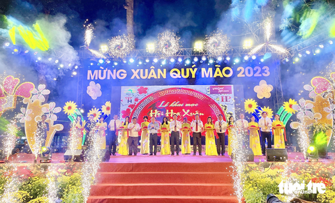 Khai mạc Hội hoa xuân lần 43, kỳ hoa dị thảo hội ngộ về TP.HCM - Ảnh 2. Khai mạc Hội hoa xuân lần 43, kỳ hoa dị thảo hội ngộ về TP.HCM - Ảnh 2.