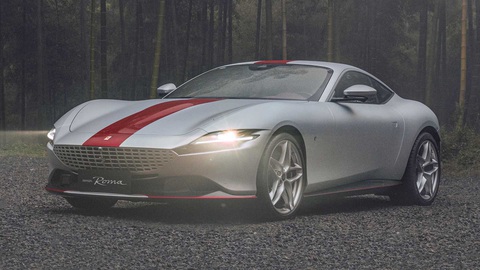 Ferrari Roma phiên bản đặc biệt có bộ ấm trà, hộp xì gà và cả... diều trong xe - Ảnh 1. Ferrari Roma phiên bản đặc biệt có bộ ấm trà, hộp xì gà và cả... diều trong xe - Ảnh 1.