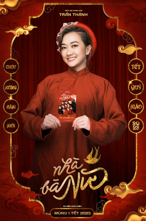 Trấn Thành cùng dàn diễn viên Nhà bà Nữ xúng xính áo dài, gửi lời chúc Tết đến khán giả - Ảnh 8. Trấn Thành cùng dàn diễn viên Nhà bà Nữ xúng xính áo dài, gửi lời chúc Tết đến khán giả - Ảnh 8.