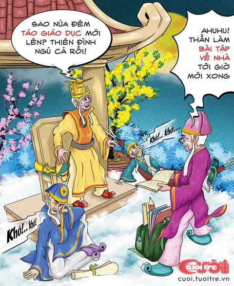 Táo Giáo dục chầu trời lúc nửa đêm - Ảnh 1. Táo Giáo dục chầu trời lúc nửa đêm - Ảnh 1.