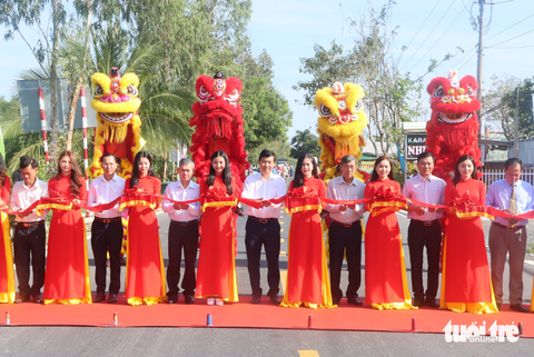 Đồng Tháp khánh thành 9km đường nối huyện Lấp Vò với cao tốc N2B - Ảnh 1. Đồng Tháp khánh thành 9km đường nối huyện Lấp Vò với cao tốc N2B - Ảnh 1.