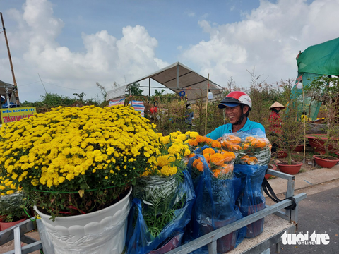 Chợ hoa miền Tây: Người người chở mùa xuân dịp Tết - Ảnh 7. Chợ hoa miền Tây: Người người chở mùa xuân dịp Tết - Ảnh 7.