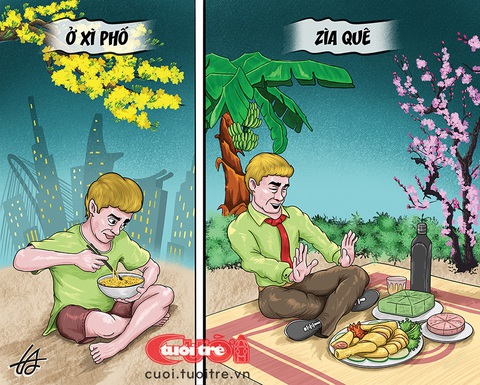 Ở Xì phố về quê ăn Tết: Chảnh bất chấp - Ảnh 1. Ở Xì phố về quê ăn Tết: Chảnh bất chấp - Ảnh 1.