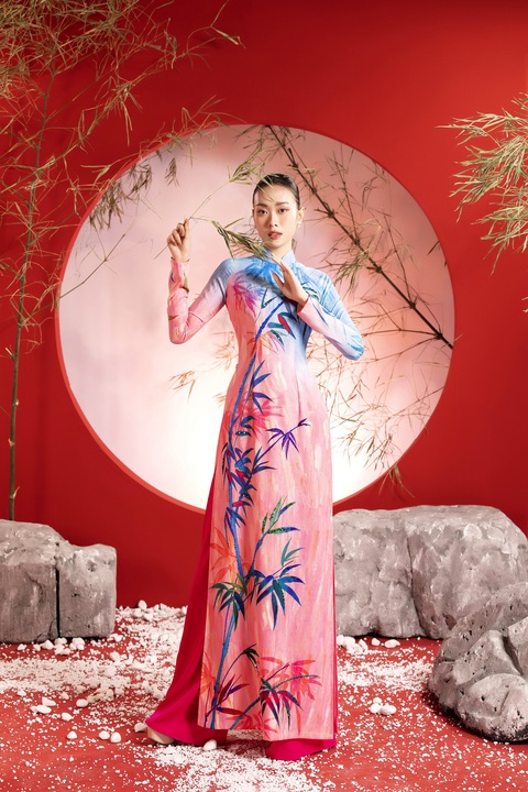 Đại sứ tre xanh Ban Mai khoe sắc cùng áo dài lấy cảm hứng từ tre - Ảnh 13. Đại sứ tre xanh Ban Mai khoe sắc cùng áo dài lấy cảm hứng từ tre - Ảnh 13.