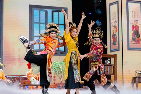 Mát mắt với loạt trang phục được cách tân tại Táo quân tiền truyện - Ảnh 3. Mát mắt với loạt trang phục được cách tân tại Táo quân tiền truyện - Ảnh 3.