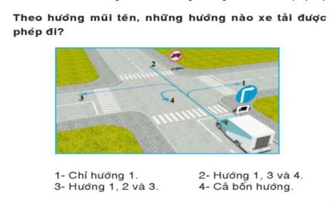 Những hướng nào xe tải được phép đi? - Ảnh 1. Những hướng nào xe tải được phép đi? - Ảnh 1.