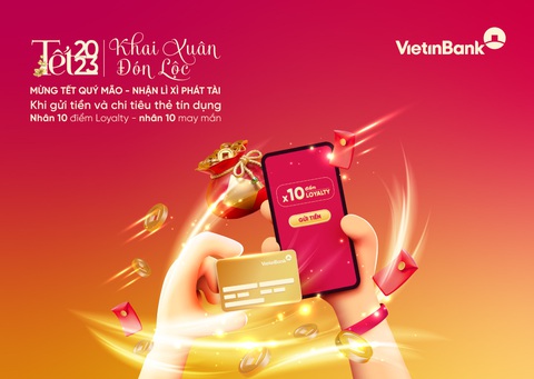 VietinBank lì xì bằng tiền mặt cho khách khi gửi tiết kiệm - Ảnh 1. VietinBank lì xì bằng tiền mặt cho khách khi gửi tiết kiệm - Ảnh 1.