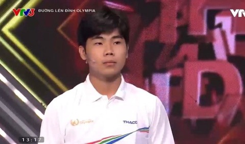 Nam sinh trường huyện ở Hà Nội giành vé đầu tiên vào chung kết Đường lên đỉnh Olympia 23 - Ảnh 1. Nam sinh trường huyện ở Hà Nội giành vé đầu tiên vào chung kết Đường lên đỉnh Olympia 23 - Ảnh 1.