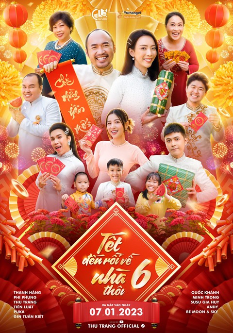Phim Tết 2023: Tết đến rồi về nhà thôi với Thu Trang - Tiến Luật - Ảnh 1. Phim Tết 2023: Tết đến rồi về nhà thôi với Thu Trang - Tiến Luật - Ảnh 1.