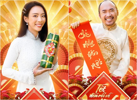 Phim Tết 2023: Tết đến rồi về nhà thôi với Thu Trang - Tiến Luật - Ảnh 4. Phim Tết 2023: Tết đến rồi về nhà thôi với Thu Trang - Tiến Luật - Ảnh 4.
