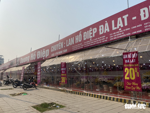 Xả hàng hoa 30 Tết: Không mặc cả, mệt lắm rồi - Ảnh 9. Xả hàng hoa 30 Tết: Không mặc cả, mệt lắm rồi - Ảnh 9.
