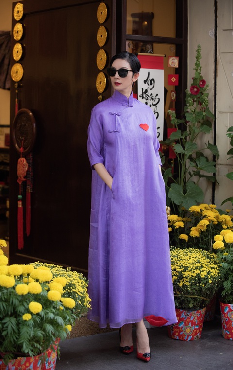 Gia đình Xuân Lan cam hồng tím đón Tết Nguyên đán - Ảnh 7. Gia đình Xuân Lan cam hồng tím đón Tết Nguyên đán - Ảnh 7.