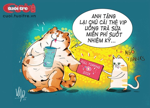 Nhâm Dần chúc mừng năm mới Quý Mão - Ảnh 1. Nhâm Dần chúc mừng năm mới Quý Mão - Ảnh 1.