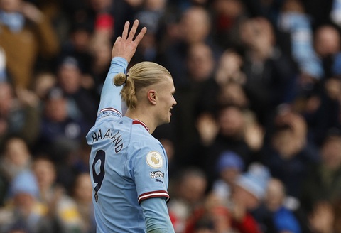 Haaland ghi cú hat-trick thứ 4 cho Man City - Ảnh 1. Haaland ghi cú hat-trick thứ 4 cho Man City - Ảnh 1.