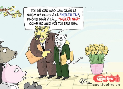 Năm mới Quý Mão và cam kết không ưu tiên người nhà - Ảnh 1. Năm mới Quý Mão và cam kết không ưu tiên người nhà - Ảnh 1.