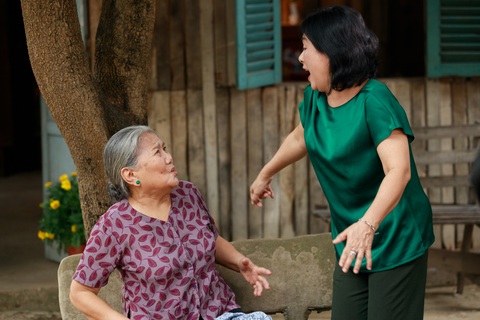 Mai Bích Trâm trầm cảm bỏ nhà đi vì cuộc chiến mẹ chồng trong phim Tết - Ảnh 2. Mai Bích Trâm trầm cảm bỏ nhà đi vì cuộc chiến mẹ chồng trong phim Tết - Ảnh 2.