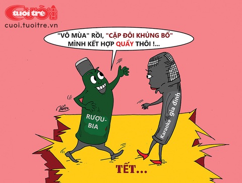 Karaoke và cồn: Cặp đôi khủng bố ngày Tết - Ảnh 1. Karaoke và cồn: Cặp đôi khủng bố ngày Tết - Ảnh 1.