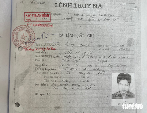 Hành trình gần 5.000km truy bắt nghi phạm vượt ngục, trốn truy nã 33 năm - Ảnh 1. Hành trình gần 5.000km truy bắt nghi phạm vượt ngục, trốn truy nã 33 năm - Ảnh 1.
