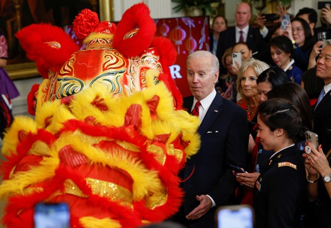 Thông điệp Tết âm lịch của ông Biden tại Nhà Trắng - Ảnh 2. Thông điệp Tết âm lịch của ông Biden tại Nhà Trắng - Ảnh 2.