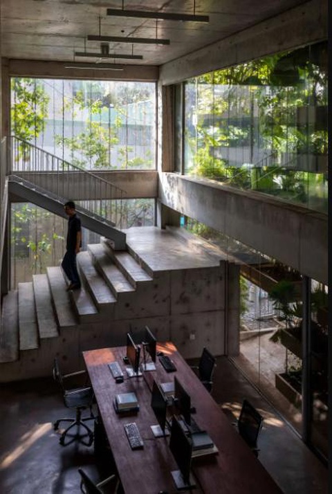 Khám phá văn phòng - trang trại thẳng đứng ở Việt Nam được Dezeen giới thiệu - Ảnh 5. Khám phá văn phòng - trang trại thẳng đứng ở Việt Nam được Dezeen giới thiệu - Ảnh 5.