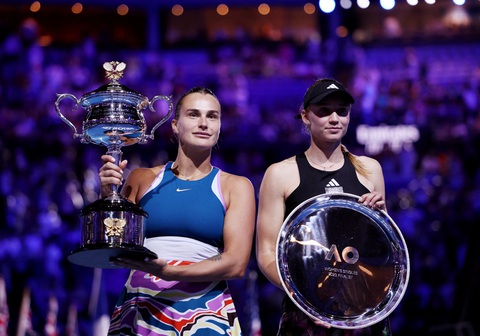 Ngược dòng trước Rybakina, Sabalenka vô địch Úc mở rộng - Ảnh 1. Ngược dòng trước Rybakina, Sabalenka vô địch Úc mở rộng - Ảnh 1.