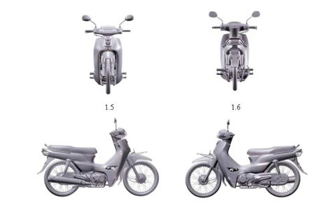 Honda Dream thế hệ mới đăng ký kiểu dáng công nghiệp tại Việt Nam - Ảnh 2. Honda Dream thế hệ mới đăng ký kiểu dáng công nghiệp tại Việt Nam - Ảnh 2.