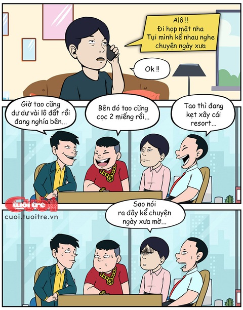 Thằng Vàng đi họp lớp ngày đầu năm - Ảnh 1. Thằng Vàng đi họp lớp ngày đầu năm - Ảnh 1.